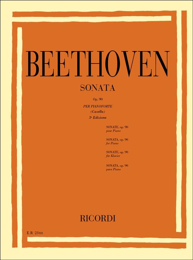32 Sonate: N. 27 In Mi Min. Op. 90
